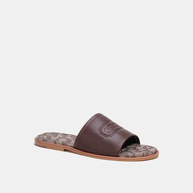 COACH Sandal With Signature Jacquard
