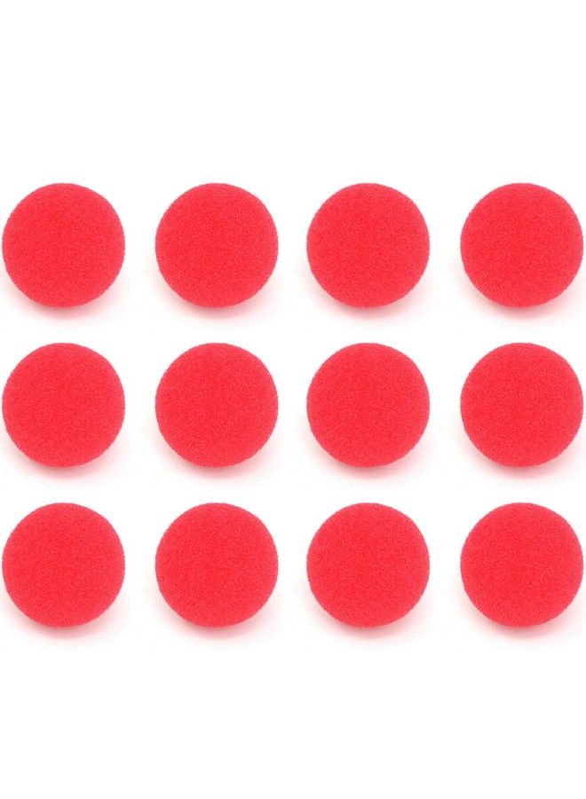 Skeleteen أنف مهرج الكرنفال الأحمر - أنف إسفنجي أحمر لملابس حفلات السيرك - 12 قطعة - Image 2