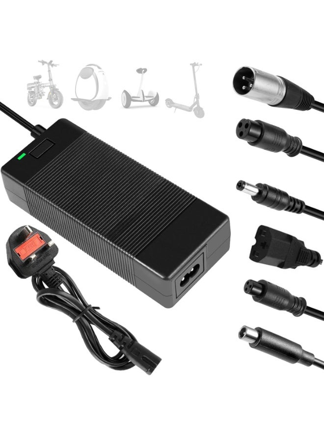 KOWVOWZ Electric Scooter Charger,42V 2A Universal Chargers,Electric Bike Charger with 6-Connectors,Fast Battery Charger for 36V Li-ion Battery Electrify E-Bike Battery M365 - Image 1