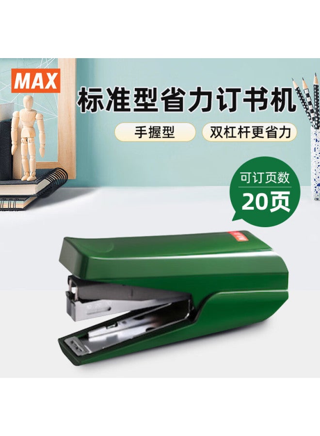 Max Hd-10Tlk Standard Effort-Saving Stapler With Staple Remover For Students And Office Workers, Compatible With 10# Staples, Green - Image 1