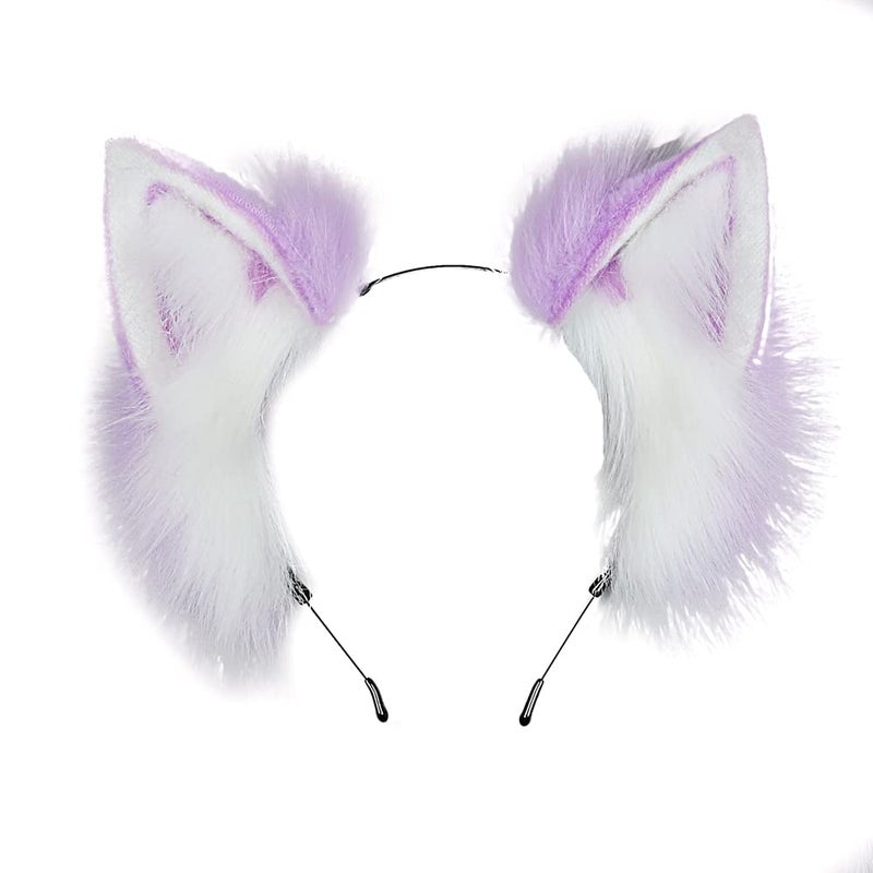 VIGVAN Cat Ears Headband - Animal Cosplay Ears for Cosplay Enthusiasts, Anime Fans, Partygoers - One Size - Black - Image 3