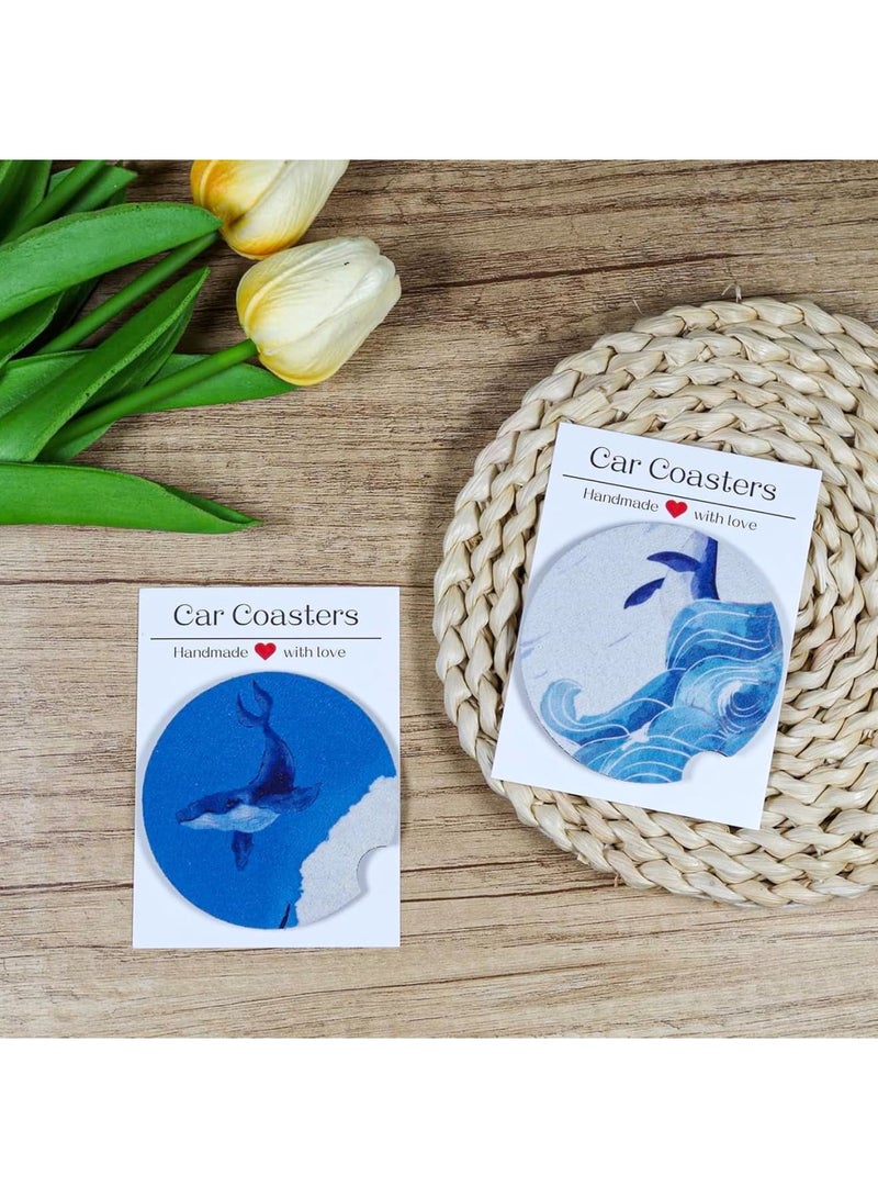 SYOSI Car Coaster Packaging, Sublimation Display Cards with Opp Bags, Durable Paperboard for Heat Press Accessories, 100Pcs Set 10x7.2cm, Ideal for DIY Sellers and Small Business Use - Image 5