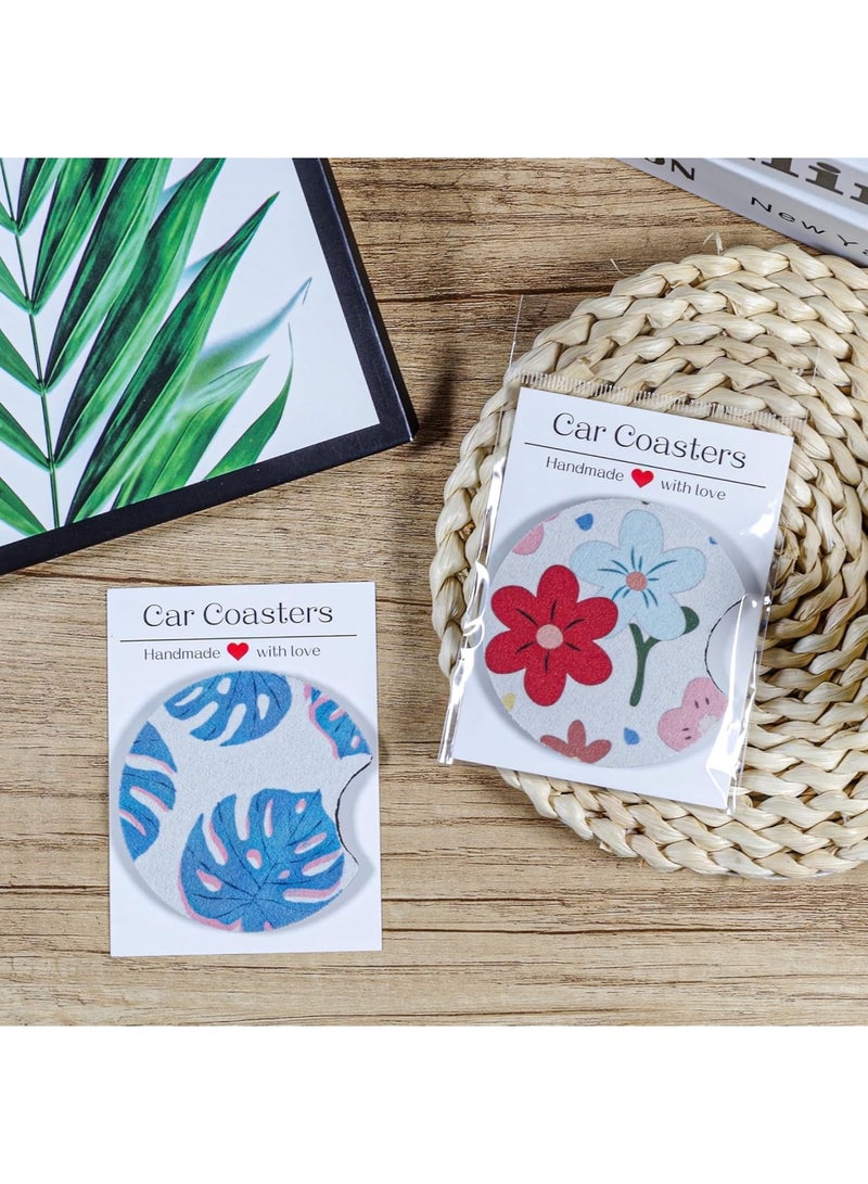 SYOSI Car Coaster Packaging, Sublimation Display Cards with Opp Bags, Durable Paperboard for Heat Press Accessories, 100Pcs Set 10x7.2cm, Ideal for DIY Sellers and Small Business Use - Image 4