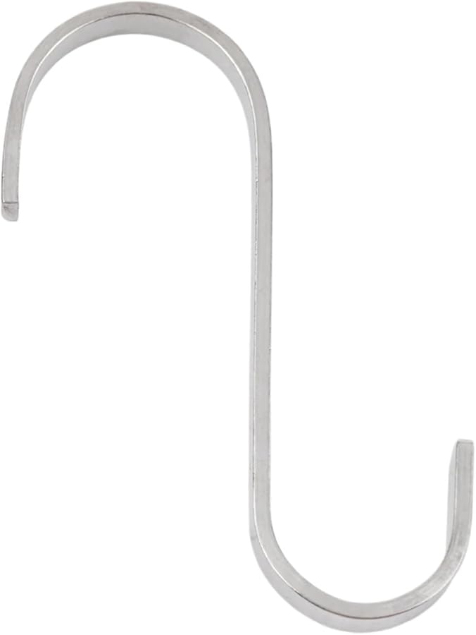12pcs Stainless Steel S Hooks For Hanging Garden Plants Clothes Towels Kitchen Organization - Image 1