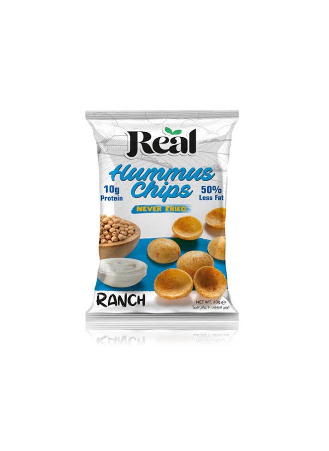 Real - Chickpeas Chips With Protein Ranch 60GM - Image 1