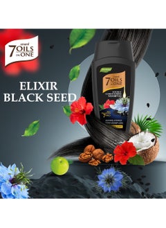 emami 7 Oil In One Double Conditioning Shampoo Elixir Blackseed 100ml  - Image 3