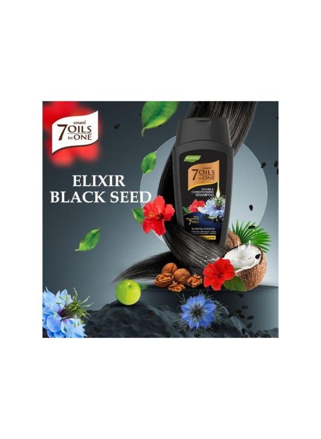 emami 7 Oil In One Double Conditioning Shampoo Elixir Blackseed 100ml - Image 5