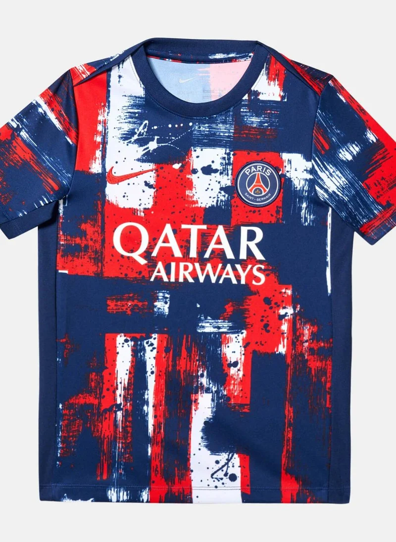 Nike Kids' Paris Saint-Germain Dri-FIT Academy Pro Home Pre-Match Football Top