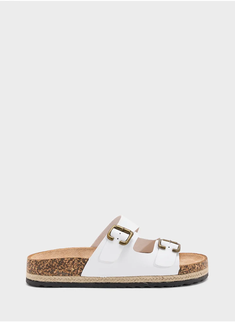 Ginger Double Strap Sandal Slide