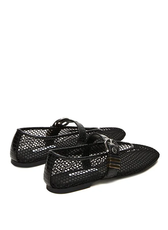 Steve Madden  Lucia-Mesh Black Women's Ballerinas for Women | Best Price UAE