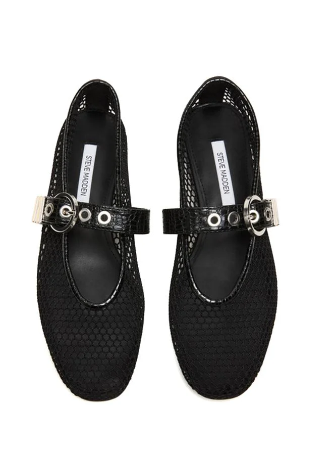 Steve Madden  Lucia-Mesh Black Women's Ballerinas for Women | Best Price UAE