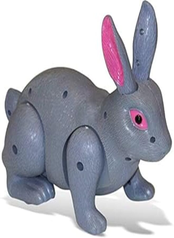 light and Sound Rabbit Toy for Kids - Battery Operated Action Bunny Rabbit for Kids