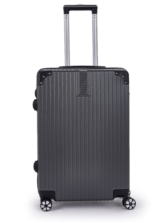 LIMRA Travel Bags 20-Inch Lightweight ABS Carry-On Luggage – 360° Spinner Wheels – Hard Shell Suitcase with Telescopic Handle Grey - Image 2