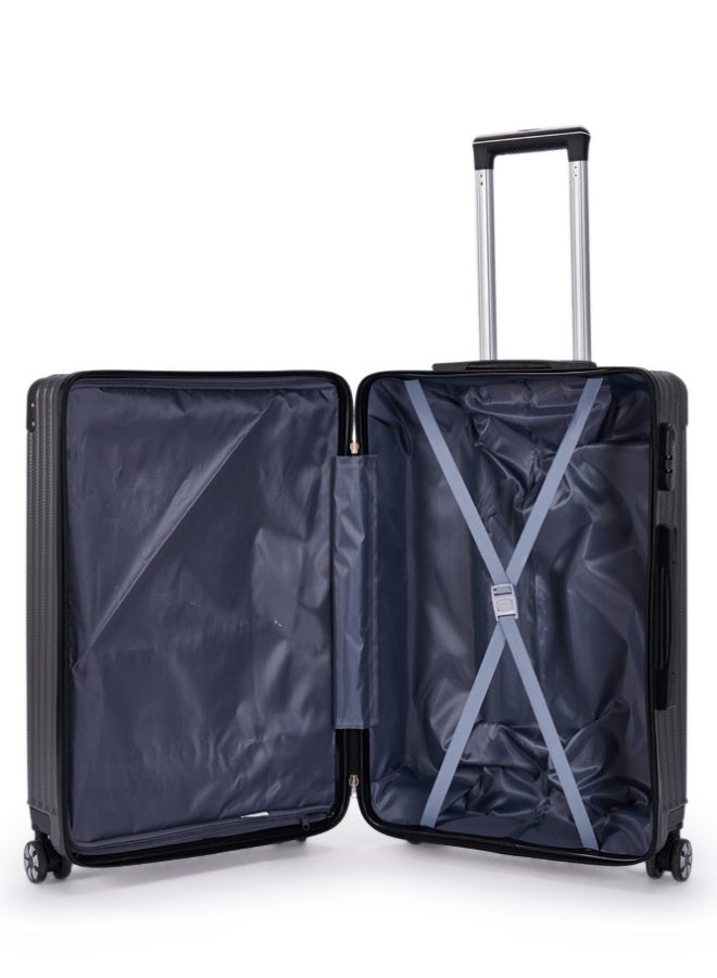 LIMRA Travel Bags 20-Inch Lightweight ABS Carry-On Luggage – 360° Spinner Wheels – Hard Shell Suitcase with Telescopic Handle Grey - Image 5