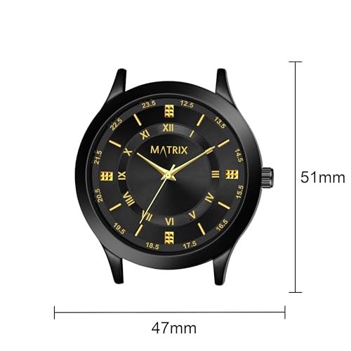 Matrix Dope Black/Green Dial with Softest Silicone Strap Analog Watch for Men's & Boys (Black) - Image 5