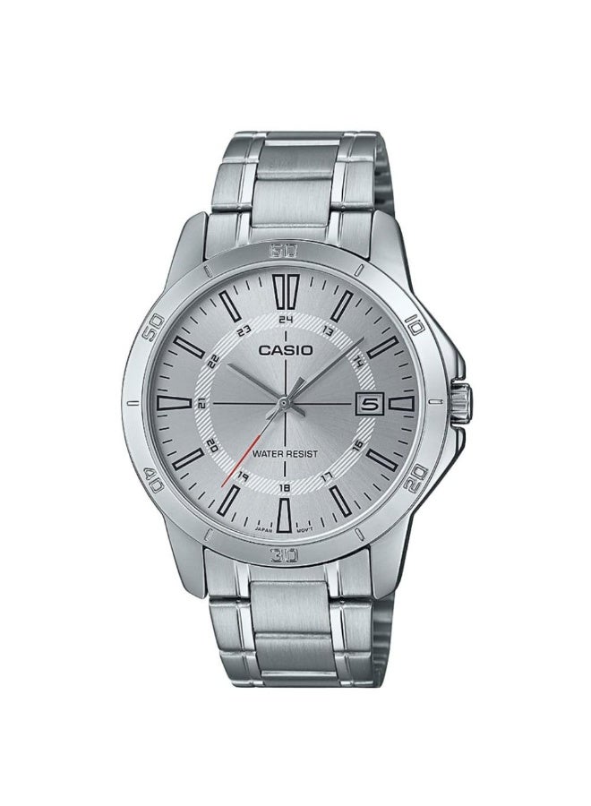 Casio Men's Watch - MTP-V004D-7CUDF Silver Band - Image 1
