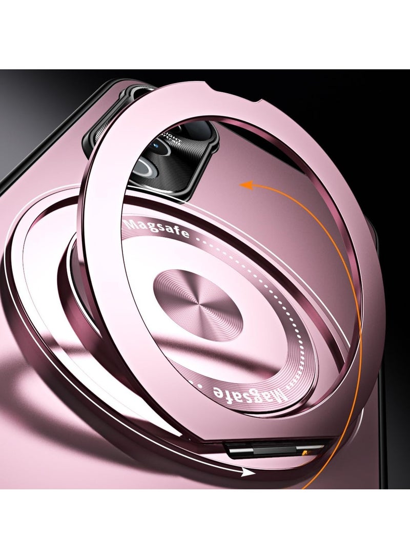 general Vivo V40 / V40 Pro (2024) Case, Magnetic Slim Case, Compatible with Magnetic Security and Wireless Charging, Frosted Protective Back Cover with 360° Swivel Stand - Image 5