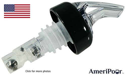 AmeriPour - Measured Pourer - Liquor Bottle Pourers - Collared - (3pk) Made 100% In The USA. Bar Spouts That Don't Leak - No Cracks, Just A Perfect Cocktail Pour Everytime. Great for Wine Too! (1oz) - Image 2