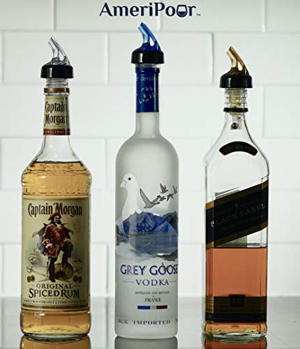 AmeriPour - Measured Pourer - Liquor Bottle Pourers - Collared - (3pk) Made 100% In The USA. Bar Spouts That Don't Leak - No Cracks, Just A Perfect Cocktail Pour Everytime. Great for Wine Too! (1oz) - Image 5