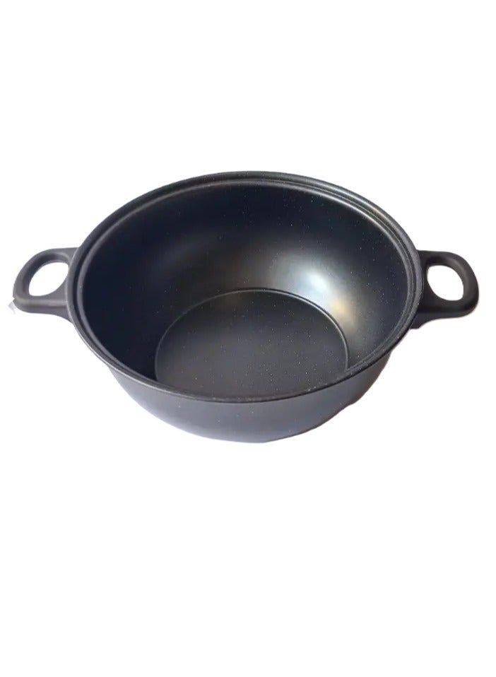 قدر للقلي مع سلة وغطاء زجاجي شفاف متوفر بعدة مقاسات - Image 5