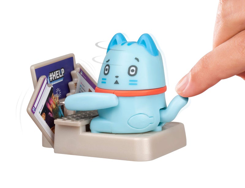 Oonies OH! MY GIF , Typing Away Catly Pack - Includes 3 Funny GIFS Brought to Life, Multicolor - Image 3