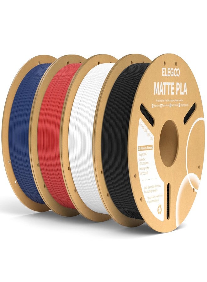 ELEGOO Matte PLA Filament Ice Blue 1KG, 1.75mm 3D Printer Filament Dimensional Accuracy +/- 0.02mm, 1kg Carboard Spool (2.2lbs) for Most FDM 3D Printers - Image 1