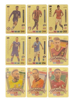 RATSAW Star Figure Cards Deck Box World Cup Players Sticker Collection Pack Of 55 Stickers Gold Game Collection Cards  - Image 5