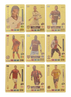 RATSAW Star Figure Cards Deck Box World Cup Players Sticker Collection Pack Of 55 Stickers Gold Game Collection Cards  - Image 3