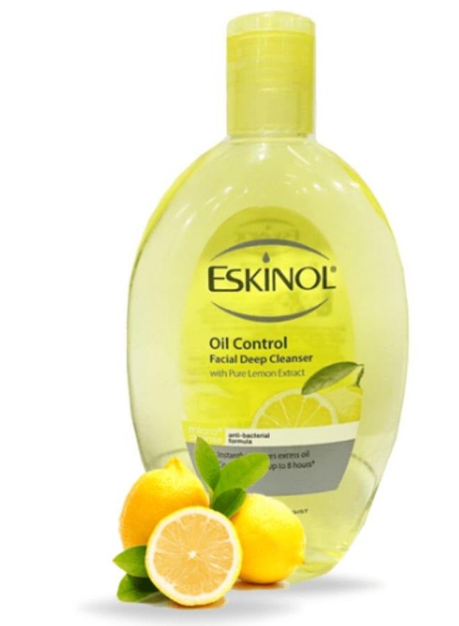 Eskinol Oil Control Facial Deep Cleanser Lemon 225 ML - Image 4