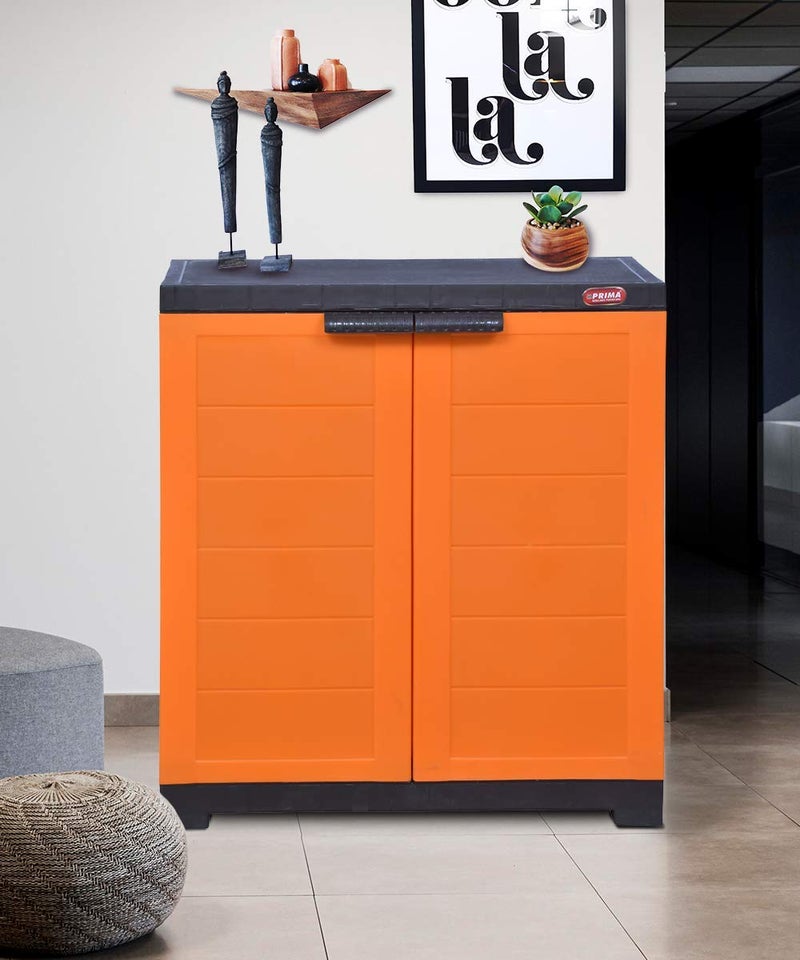 PRIMA خزانة بلاستيكية برايم دلتا 1 لتخزين الأحذية | منظم مساحة | رف أحذية | لغرفة المعيشة والمنزل والمكتب - Image 1