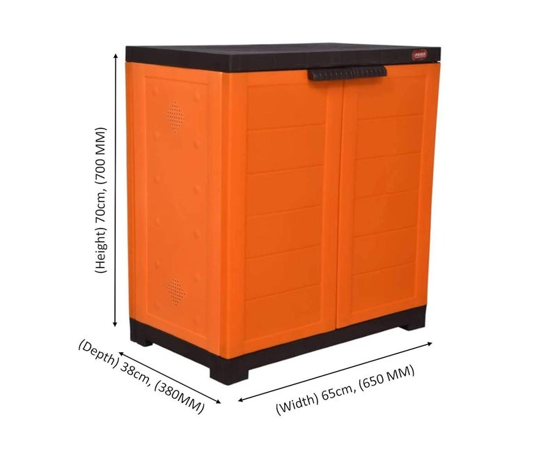 PRIMA خزانة بلاستيكية برايم دلتا 1 لتخزين الأحذية | منظم مساحة | رف أحذية | لغرفة المعيشة والمنزل والمكتب - Image 2