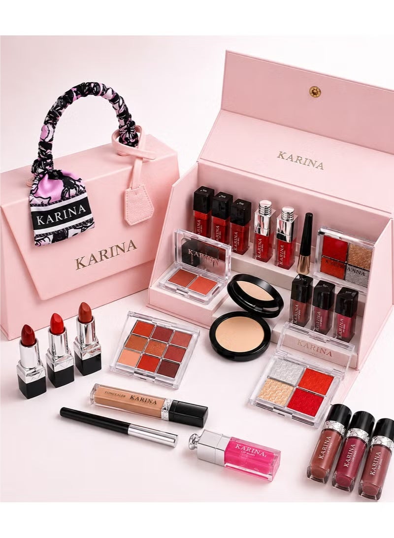Carina Flor Beauty Makeup Kit All Cosmetics Products In One Box - Image 1