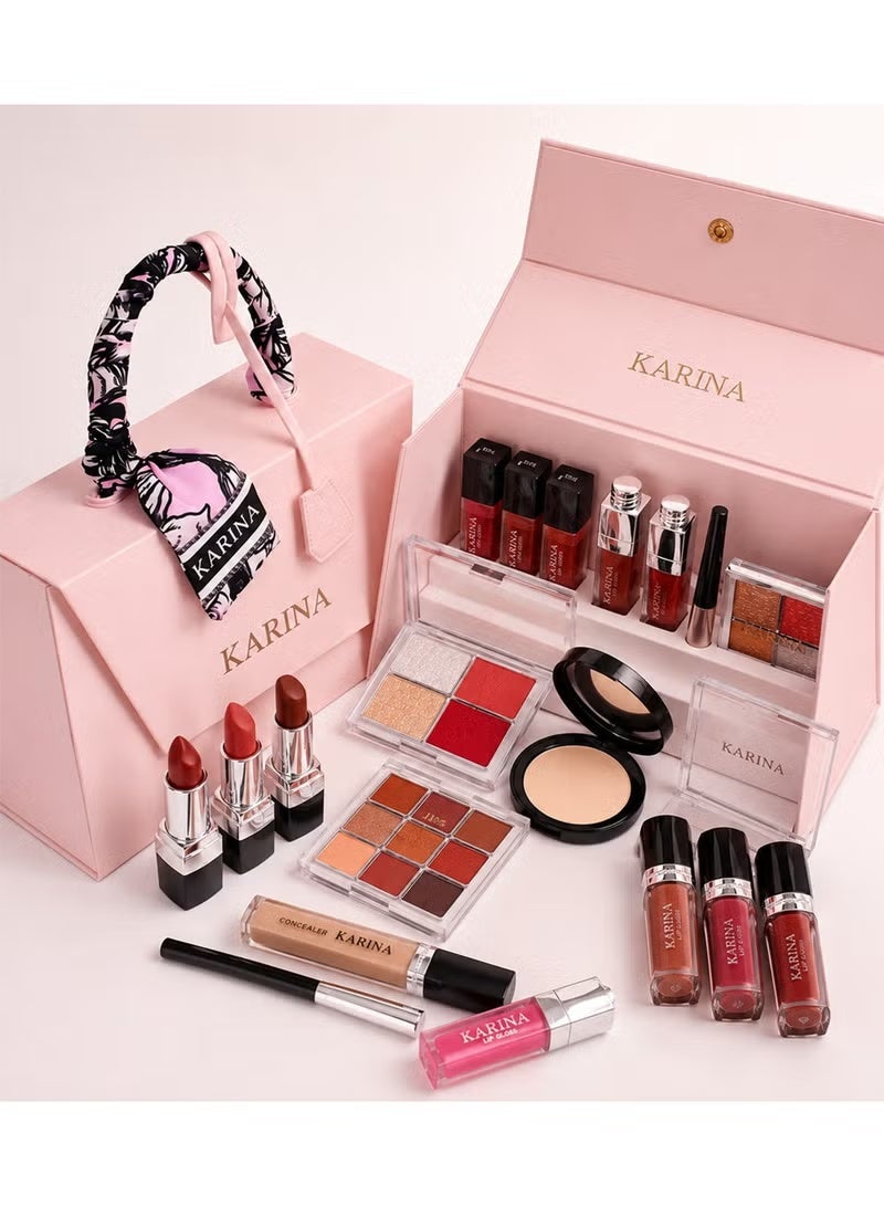 Carina Flor Beauty Makeup Kit All Cosmetics Products In One Box - Image 2