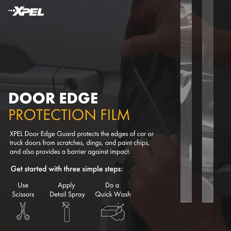 XPEL XPF1U100 Clear 1" x 100' Door Edge Guard Protection Film - Image 2
