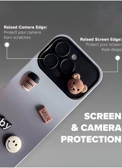 Mida iPhone 15 Pro Case with Modern Gradient Design, Shock and Scratch Protection, Featuring Unique 3D Elements  - Image 4