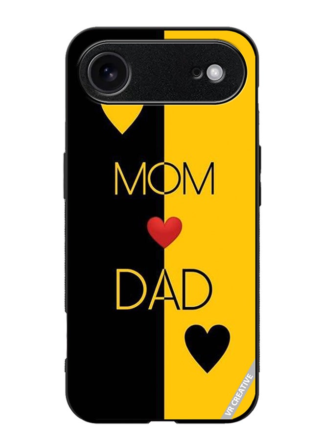 Protective Case Cover For Apple iPhone 17 Air Mom Love Dad Design Multicolour