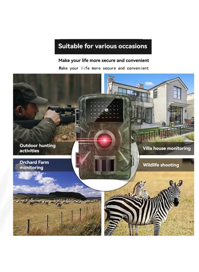 2 Inch LCD Hunting Camera Camouflage Color With Motion Detection 1080P HD Night Vision Trail Cam - Image 4