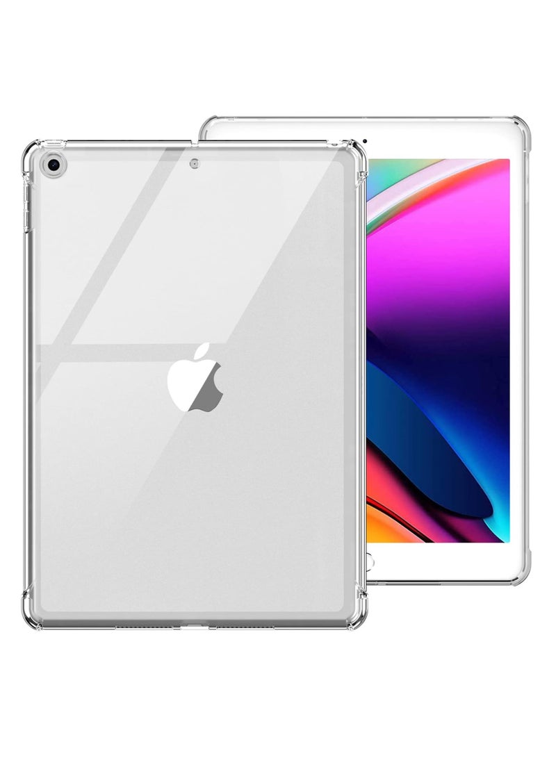 DUSALA Case for iPad 9th/8th/7th Generation for iPad 10.2 Case 2021&2020&2019, Transparent Clear Shockproof TPU Protective Case (Clear) - Image 1