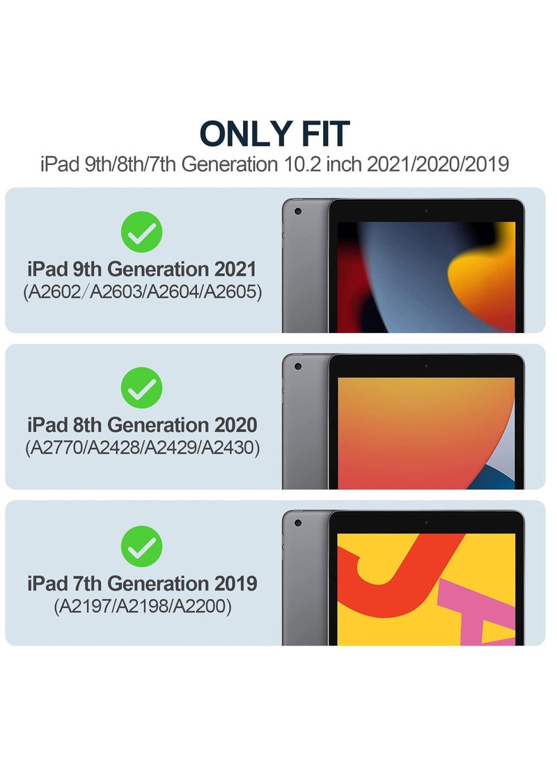 DUSALA Case for iPad 9th/8th/7th Generation for iPad 10.2 Case 2021&2020&2019, Transparent Clear Shockproof TPU Protective Case (Clear) - Image 2