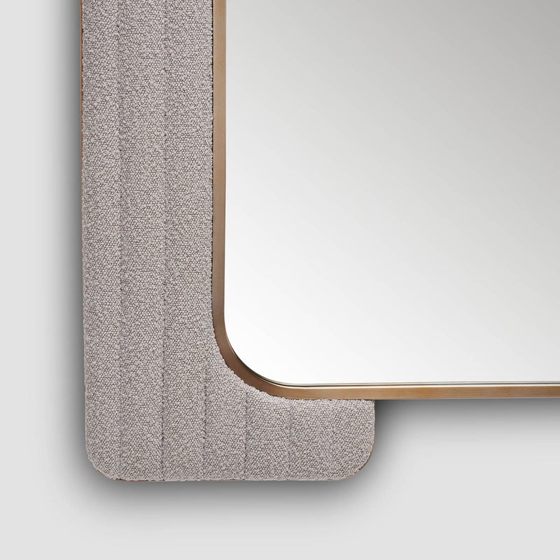 AL HUZAIFA FURNITURE Myra Mirror, Antique Brass - Image 3