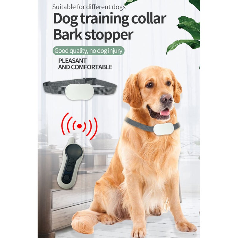 Dog Shock Collar Automatic Dog Bark Collar Smart Dog Barking Deterrent with Remote Control Sound Vibration Electric Shock 3 Training Modes 7 Levels Adjustable IPX7 Waterproof for Small Medium Large - Image 5