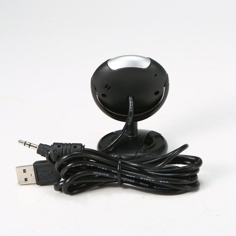 كاميرا ويب متدفقة مباشرة بدقة 640P مع ميكروفون، كاميرا ويب USB قابلة للدوران بزاوية 360 درجة لأجهزة الكمبيوتر المحمولة والحواسيب المكتبية، كاميرا ويب لاجتماعات الفيديو والاجتماعات والألعاب والمكتب المكتبي - Image 5