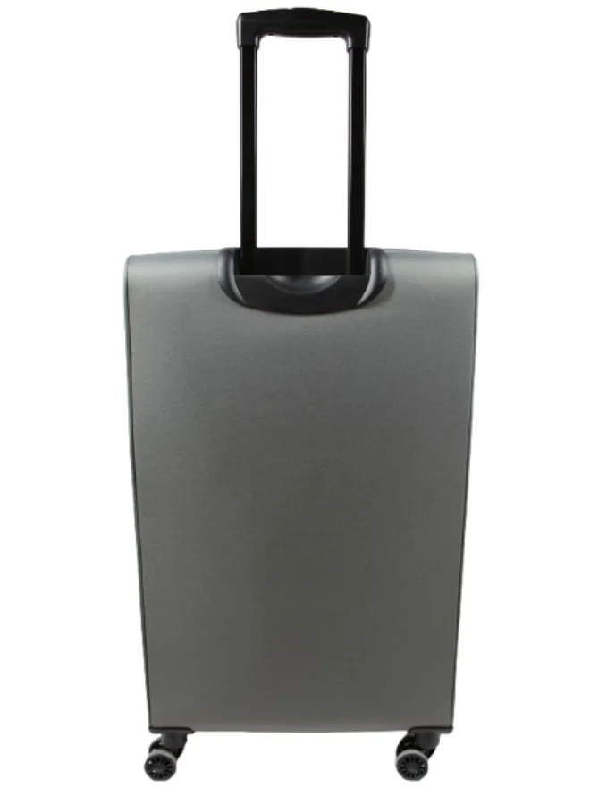 DKNY Charcoal DKNY Established Softside Luggage on Wheels for Unisex | Ultra Lightweight ABS on with Spinner Wheels 4 Color Charcoal  | Best Price UAE