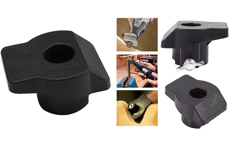 DIY Crafts Pack of 1 Pc, Black Multi, Sanding Grinding Guide Attachment Rotary Tool Accessories Planer Accessories for Dremel Hilda Mini Drill for Woodw(Pack of 1 Pc, Black Multi) - Image 2