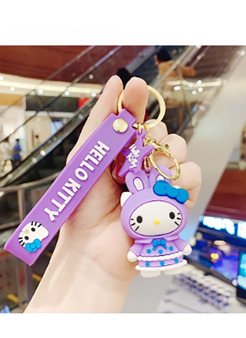 Hello Kitty New cartoon toy keychain, bag charm, ornament accessory keychain  - Image 1