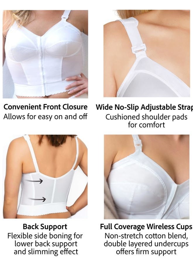 Exquisite Form Fully Women's Front Close Longline Bra #5107530 - Image 4