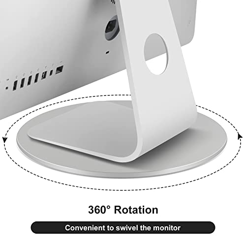 pyntop 360° Rotation Monitor Swivel Base - Computer Screen Monitor Stand Flat Panel Turntable Rotating Swivel Base for Mac Laptop Potted Plants, Arts Crafts Display Stand - Image 3