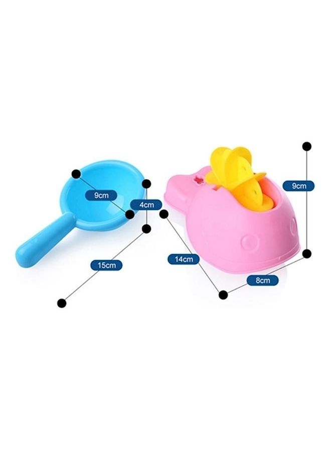 NIBEMINENT Whale Water Wheel Bath Toy Set