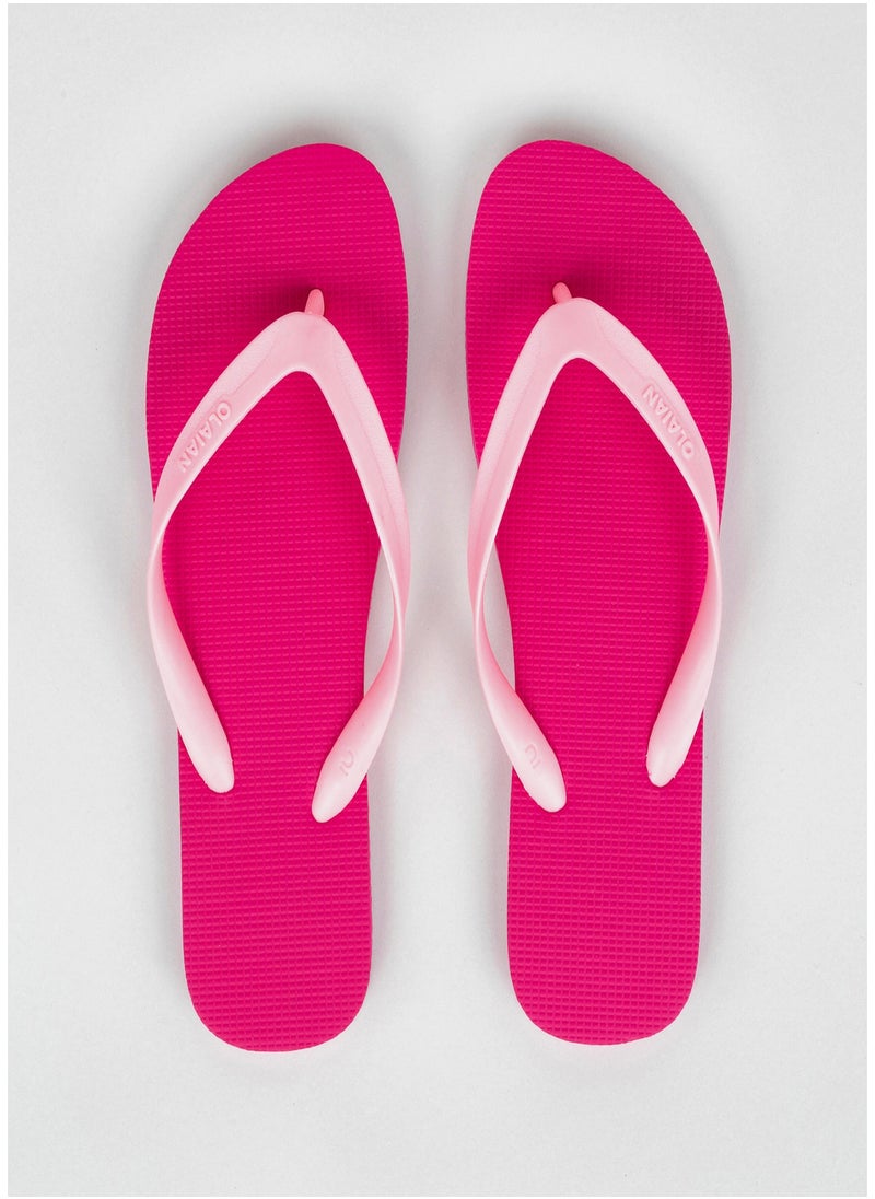 OLAIAN OLAIAN by DECATHLON, Girls' Flip-Flops - 100 New Pink  - Image 2