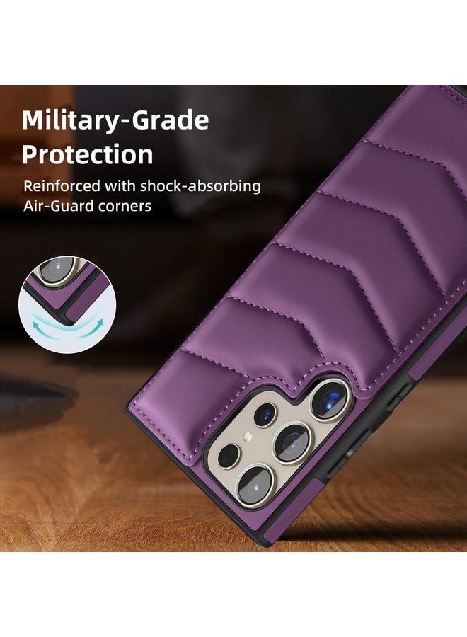 S-TOP Case For Samsung Galaxy S22 5G Down Jacket Card Bag Holder MagSafe Phone Case - Image 5